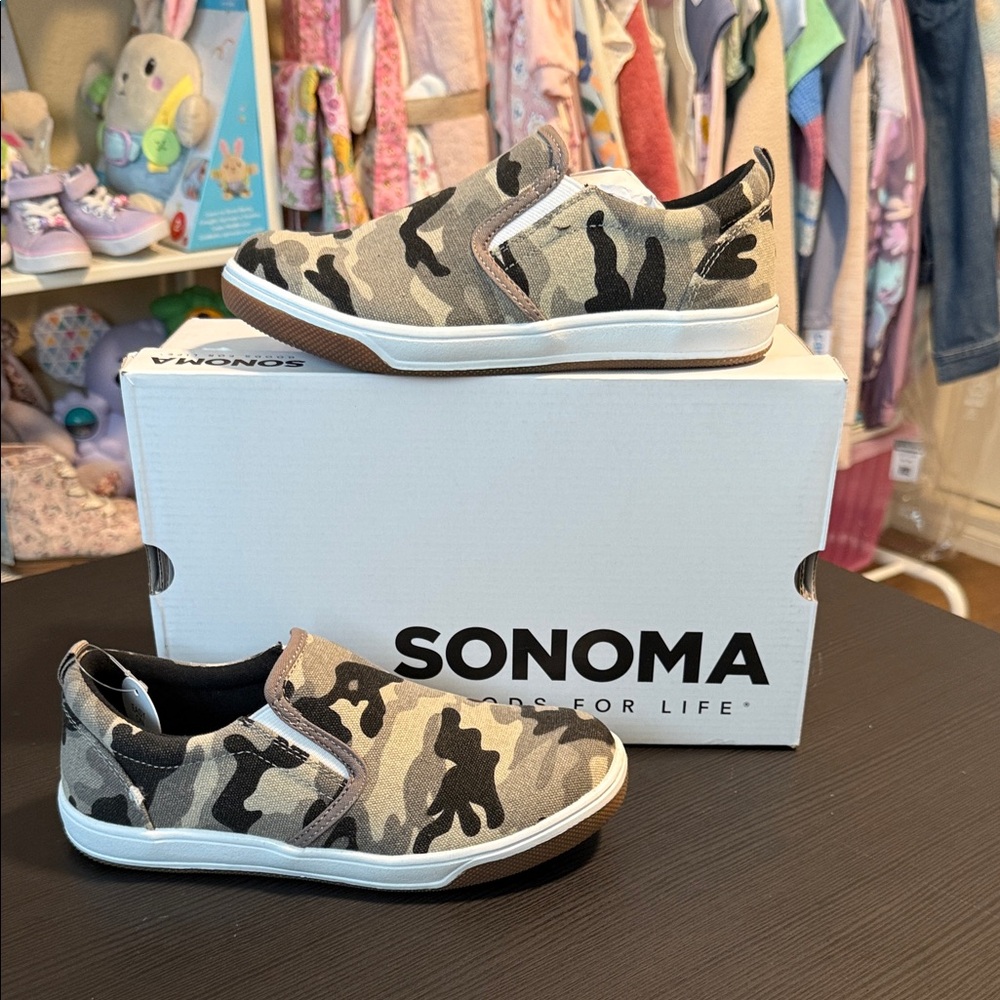 Sonoma Kids Camouflage Slip-On Sneakers